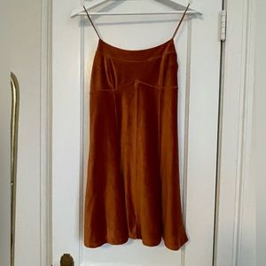 Wild Fable Rust Corduroy Mini Dress S